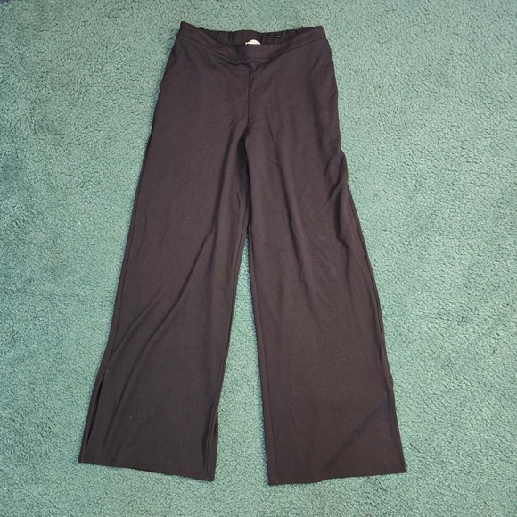 ANTHEM Black Wide Leg Lounge Pants Casual Comfort Size M - Picture 6 of 7